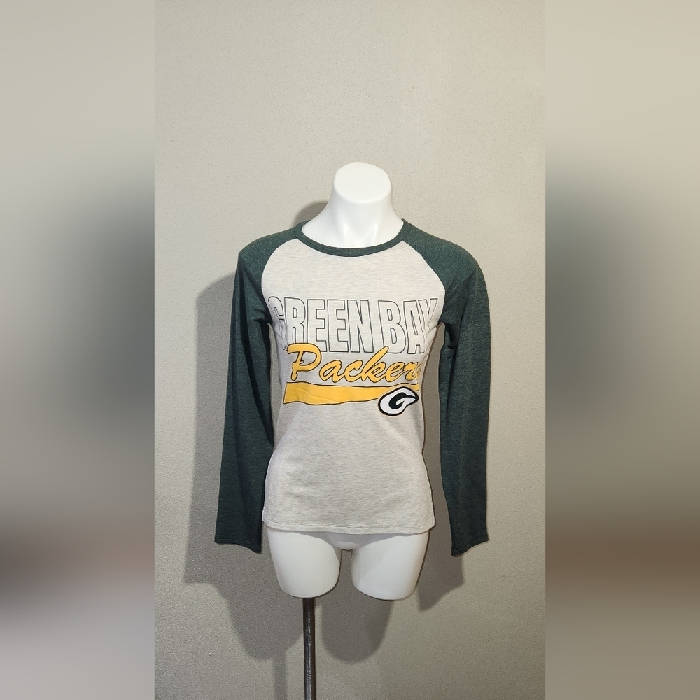 NFL Team Apparel Green Bay Packers Sleep Top Women's Size Small